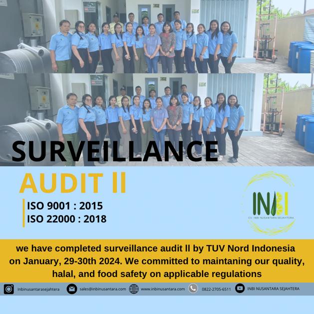 Surveillance Audit II by TUV Nord Indonesia